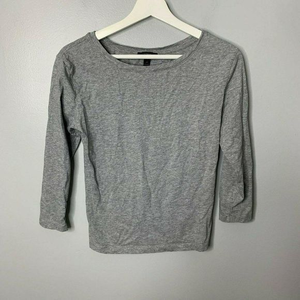J. Crew Gray Long Sleeve T Shirt Sz S‎ Womens Boat